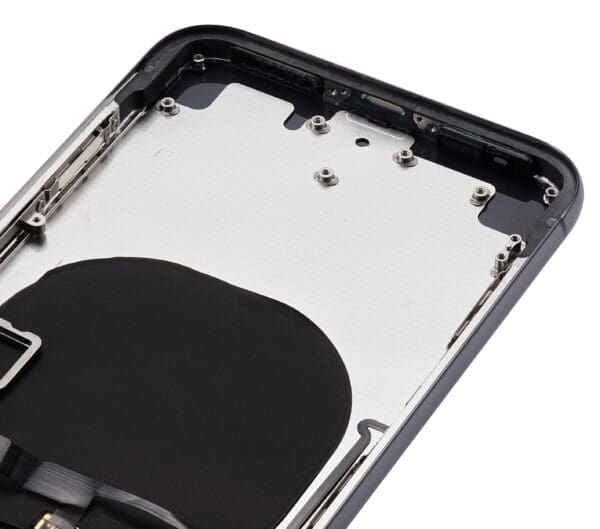 Back Housing W/ Small Components Pre-Installed Compatible For iPhone X (No Logo) (Aftermarket Plus) (Space Gray) - Image 10