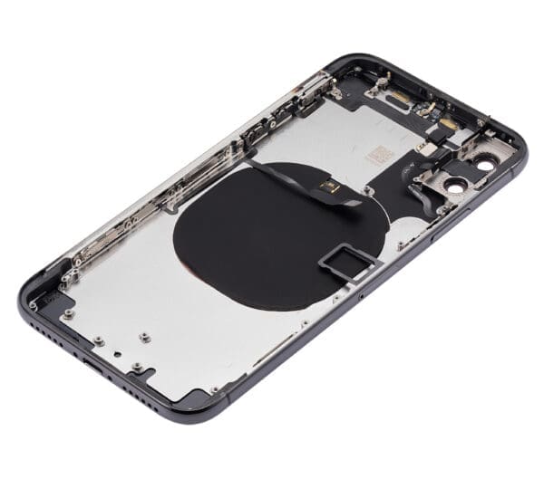 Back Housing W/ Small Components Pre-Installed Compatible For iPhone X (No Logo) (Aftermarket Plus) (Space Gray) - Image 5