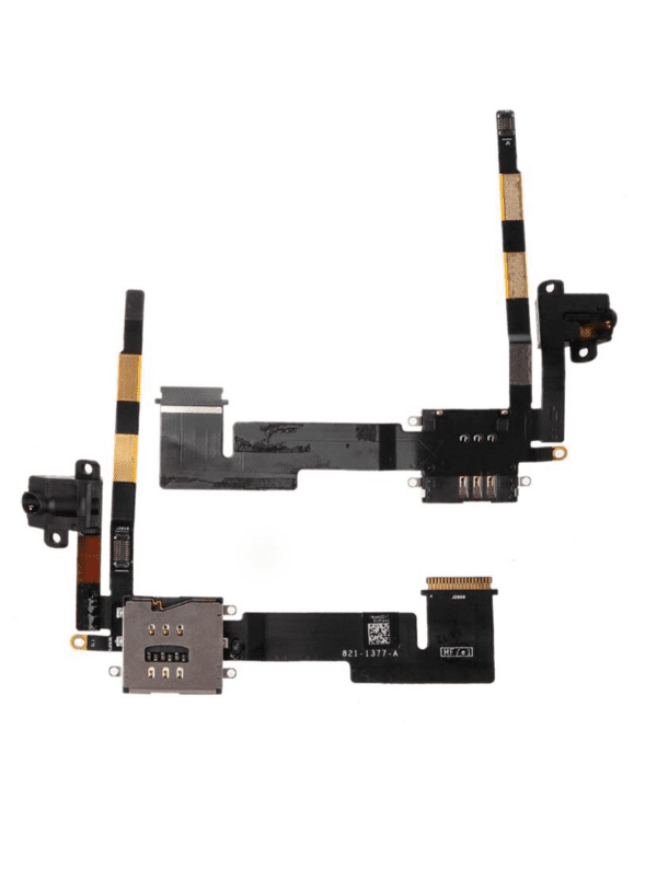 Headphone Jack And Sim Card Holder Flex Cable Compatible For iPad 2 (3G) - Image 3