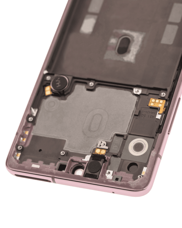 OLED Assembly With Frame Compatible For Samsung Galaxy A51 5G (A516 / 2020) (Non-Verizon 5G UW Frame) (Refurbished) (Prism Cube Pink) - Image 7