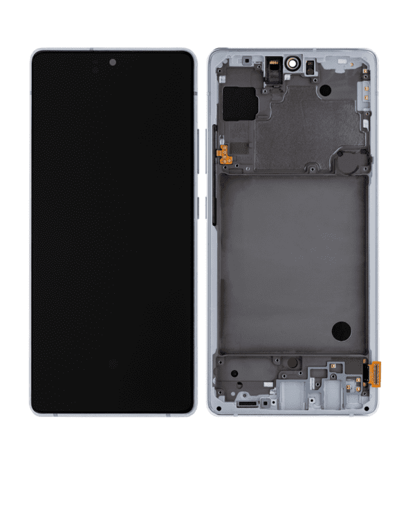 OLED Assembly With Frame Compatible For Samsung Galaxy A71 5G (A716U / 2020) (Refurbished) (Prism Cube Silver) - Image 6