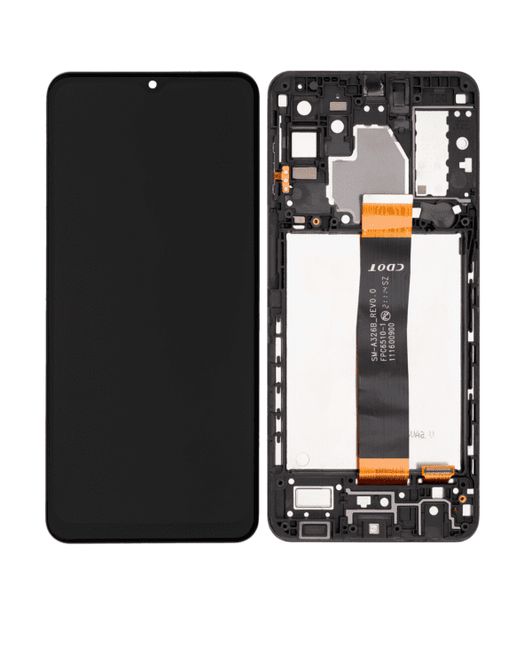 LCD Assembly With Frame Compatible For Samsung Galaxy A32 5G (A326F/B/M / 2021) (International Dual Sim Model) (Service Pack) (Awesome Black) - Image 8