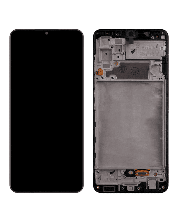 LCD Assembly With Frame Compatible For Samsung Galaxy A32 4G (A325 / 2021) (Service Pack) (Awesome Black) - Image 3