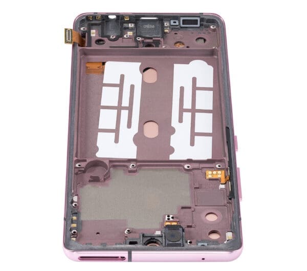 OLED Assembly With Frame Compatible For Samsung Galaxy A51 5G (A516 / 2020) (Non-Verizon 5G UW Frame) (6.46") (Aftermarket Plus) (Prism Cube Pink) - Image 7