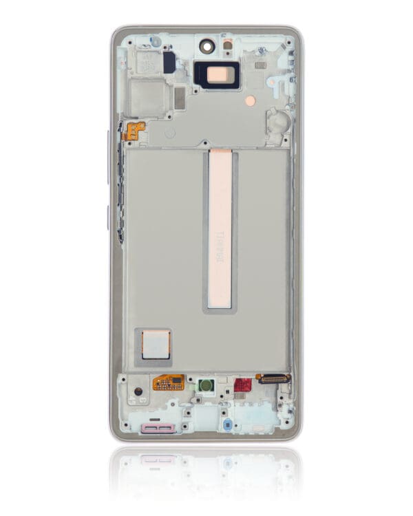 OLED Assembly With Frame Compatible For Samsung Galaxy A53 5G ( A536 / 2022) (Refurbished) (White) - Image 3