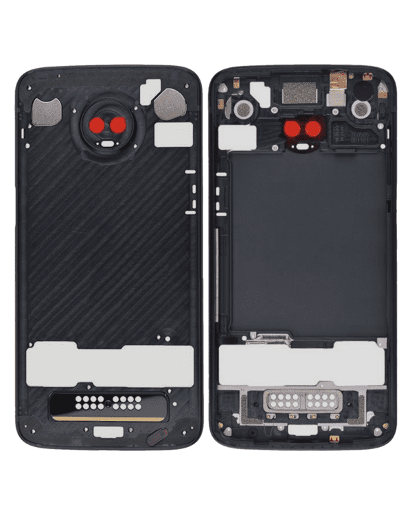 Mid-Frame Housing Compatible For Motorola Moto Z3 Play (XT1929 / 2018) (Genuine OEM) (Black) - Image 4