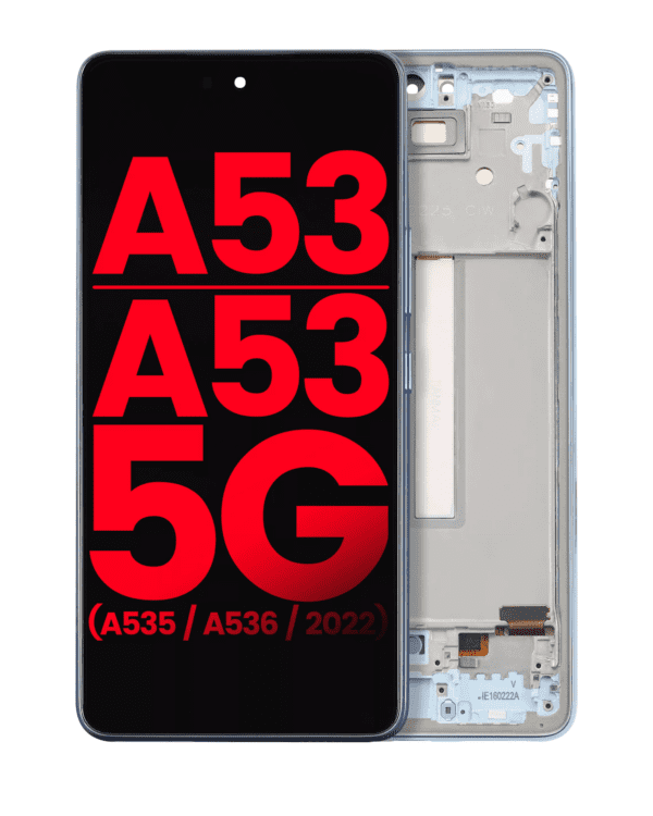 OLED Assembly With Frame Compatible For Samsung Galaxy A53 5G ( A536 / 2022) (6.36") (Aftermarket Plus) (Blue) - Image 2