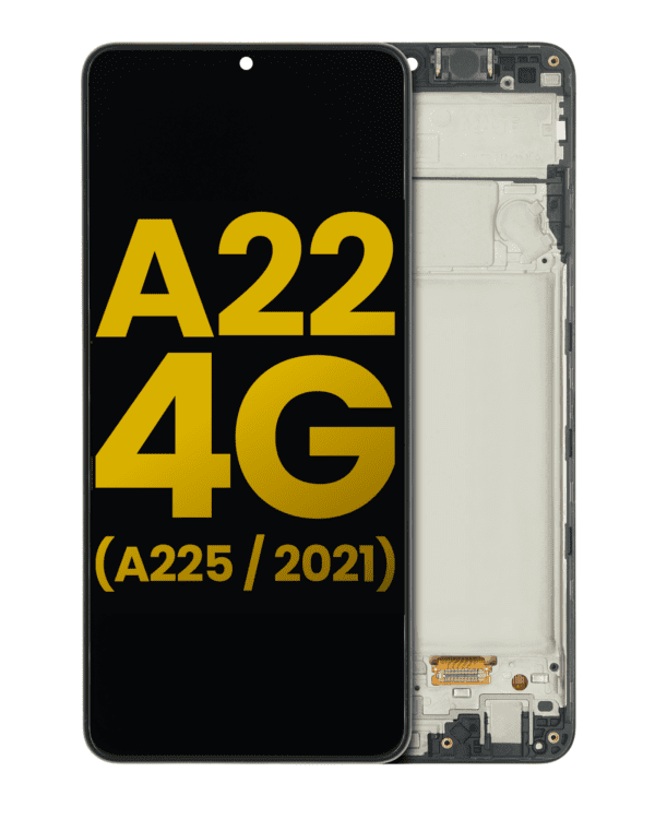 OLED Assembly With Frame Compatible For Samsung Galaxy A22 4G (A225 / 2021) (Refurbished) (All Colors) - Image 11