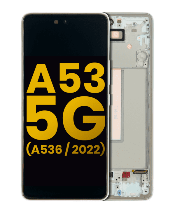 OLED Assembly With Frame Compatible For Samsung Galaxy A53 5G ( A536 / 2022) (Refurbished) (White) - Image 11