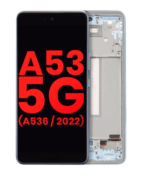 OLED Assembly With Frame Compatible For Samsung Galaxy A53 5G ( A536 / 2022) (6.36") (Aftermarket Plus) (Blue) - Image 11