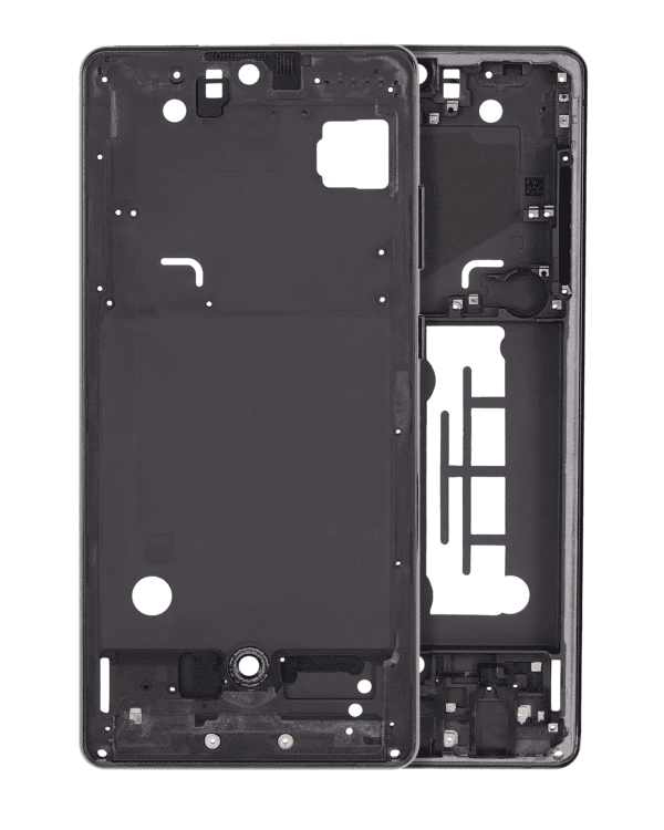 Mid-Frame Housing Compatible For Samsung Galaxy A71 5G UW (A716V / 2020) (Prism Cube Black) - Image 10