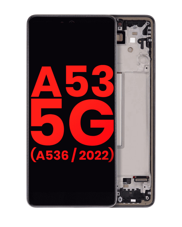 OLED Assembly With Frame Compatible For Samsung Galaxy A53 5G (A536 / 2022) (6.46") (Aftermarket Plus) (Black) - Image 10