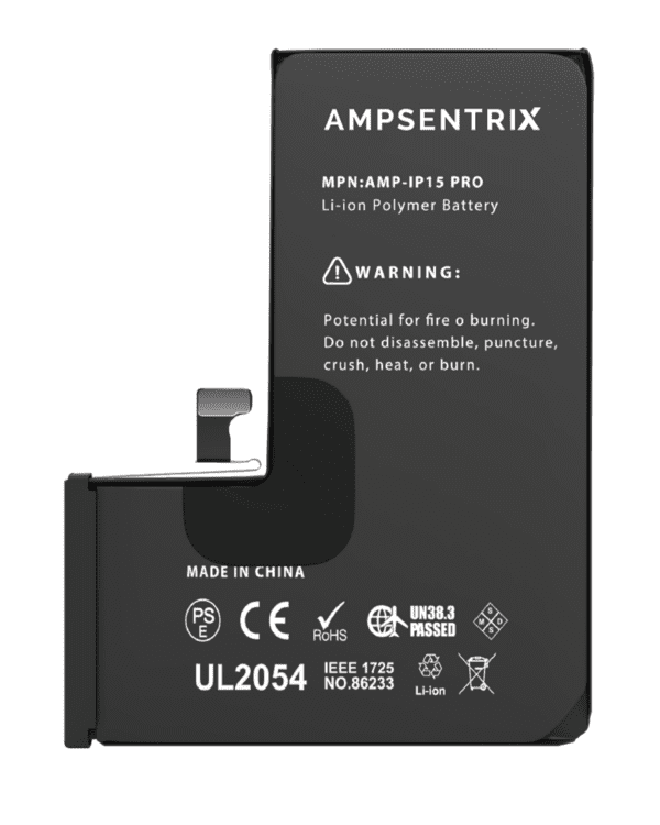 Replacement Battery Compatible For iPhone 15 Pro Max (AmpSentrix Pro) - Image 3