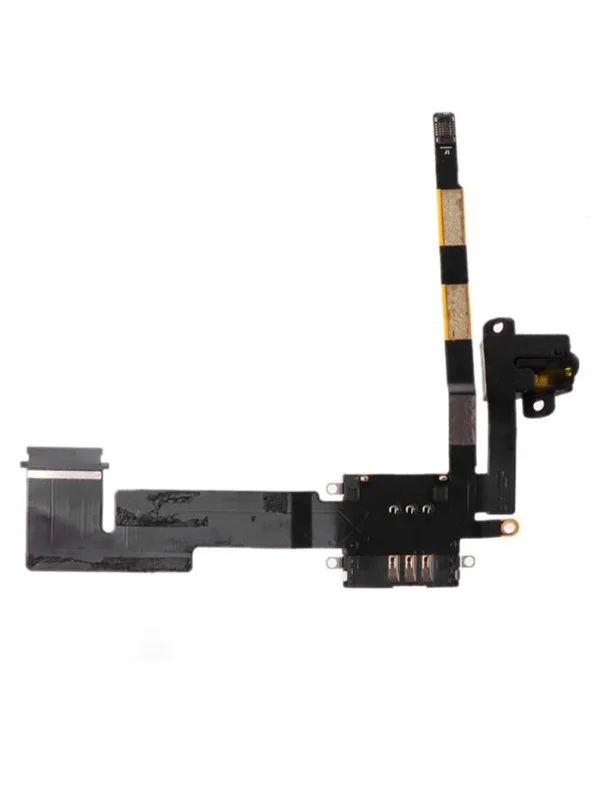 Headphone Jack And Sim Card Holder Flex Cable Compatible For iPad 2 (3G)