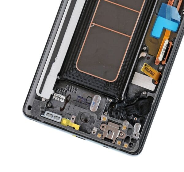 OLED Assembly With Frame Compatible For Samsung Galaxy Note 8 (Used OEM Pull: Grade A) (Midnight Black) - Image 3