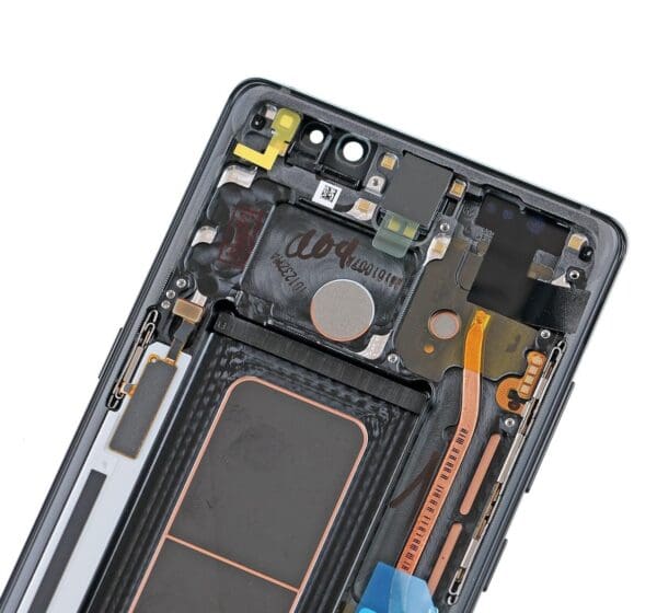 OLED Assembly With Frame Compatible For Samsung Galaxy Note 8 (Used OEM Pull: Grade A) (Midnight Black) - Image 4