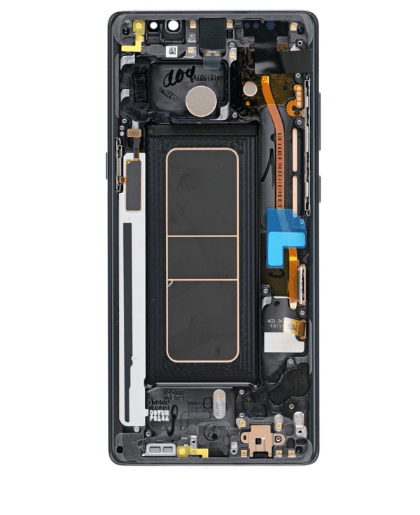 OLED Assembly With Frame Compatible For Samsung Galaxy Note 8 (Used OEM Pull: Grade A) (Midnight Black) - Image 7