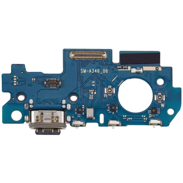 Charging Port With Board Compatible For Samsung Galaxy A34 (A346 / 2023) (Aftermarket Plus) - Image 2