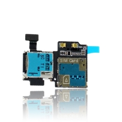 Sim Tray SD Card Reader Compatible For Samsung Galaxy S4 (i337 / M919) (AT&T / T-Mobile)